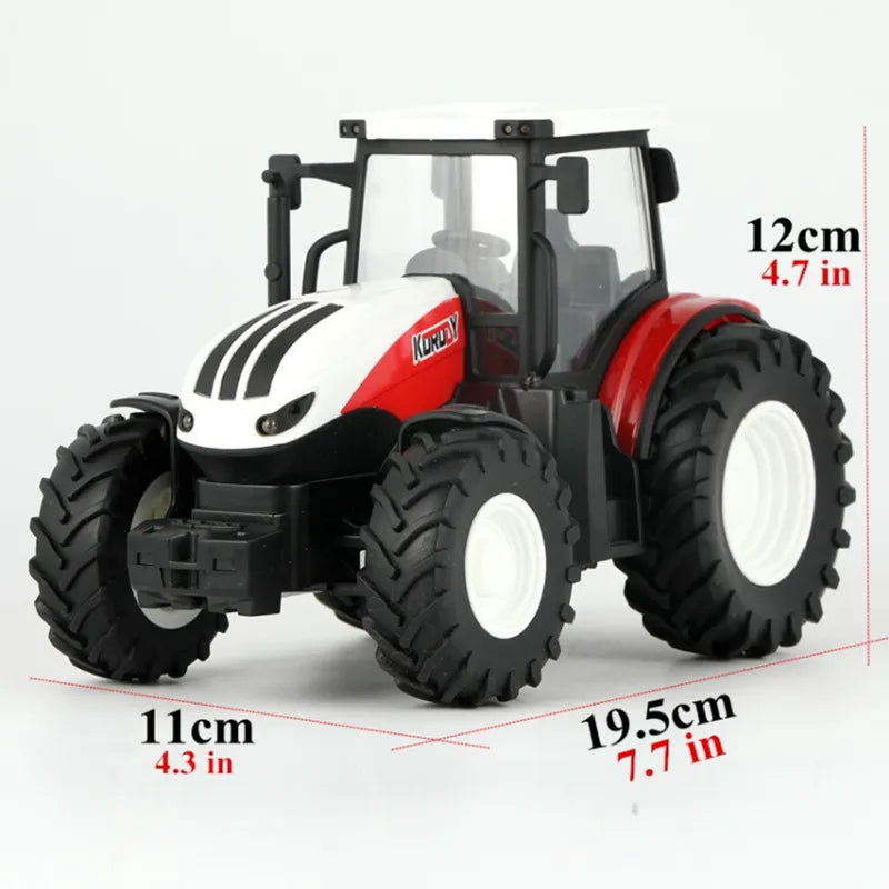 Fjärrstyrd traktor för barn – realistisk RC-traktor med mångsidiga funktioner