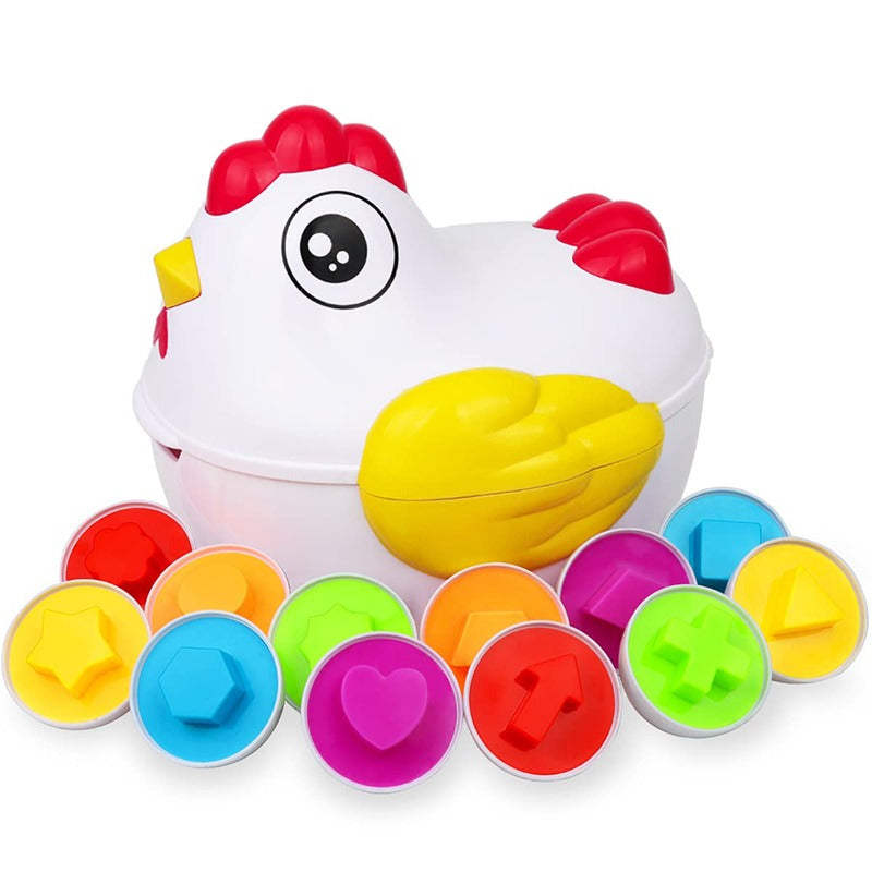 Egg Puzzle – Äggpussel i plast för barn | Kreativt tankespel