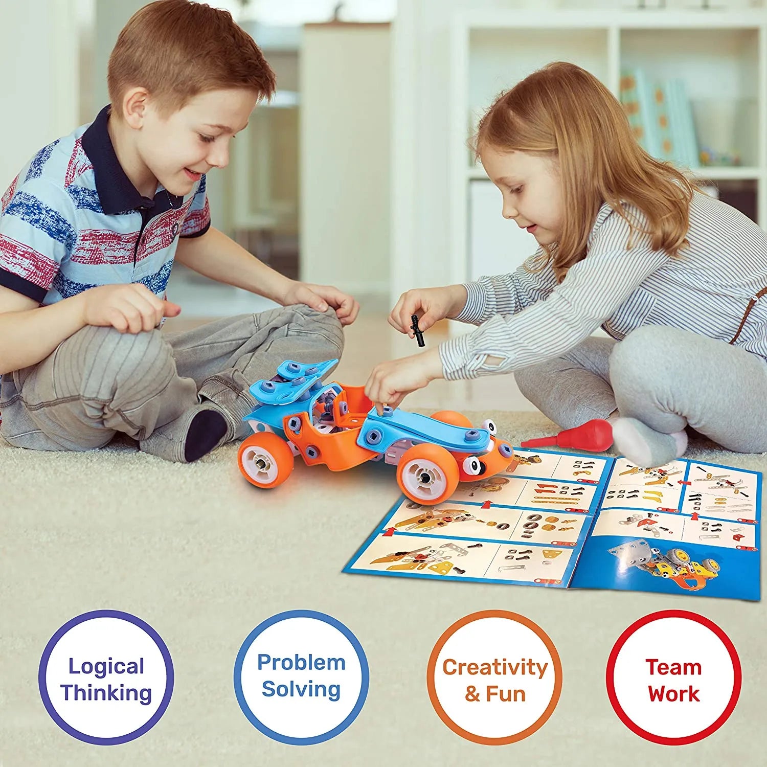 Build Genius Playset – STEM-leksak för kreativt byggande