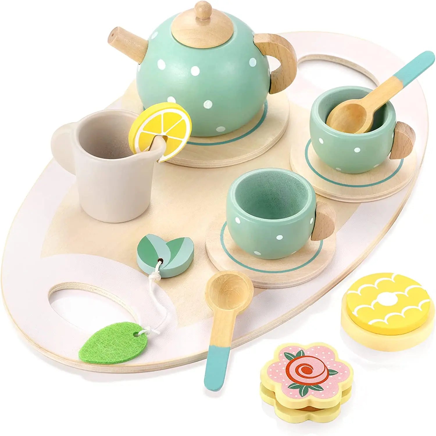 Wooden Tea Set – Imaginative Play for Children