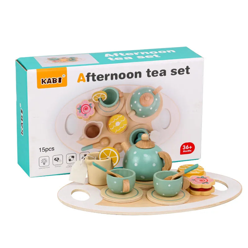 Wooden Tea Set – Imaginative Play for Children