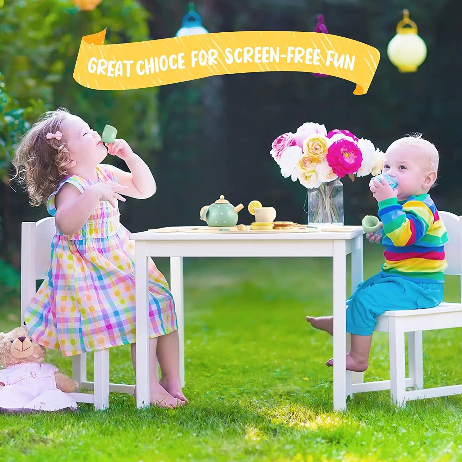 Wooden Tea Set – Imaginative Play for Children