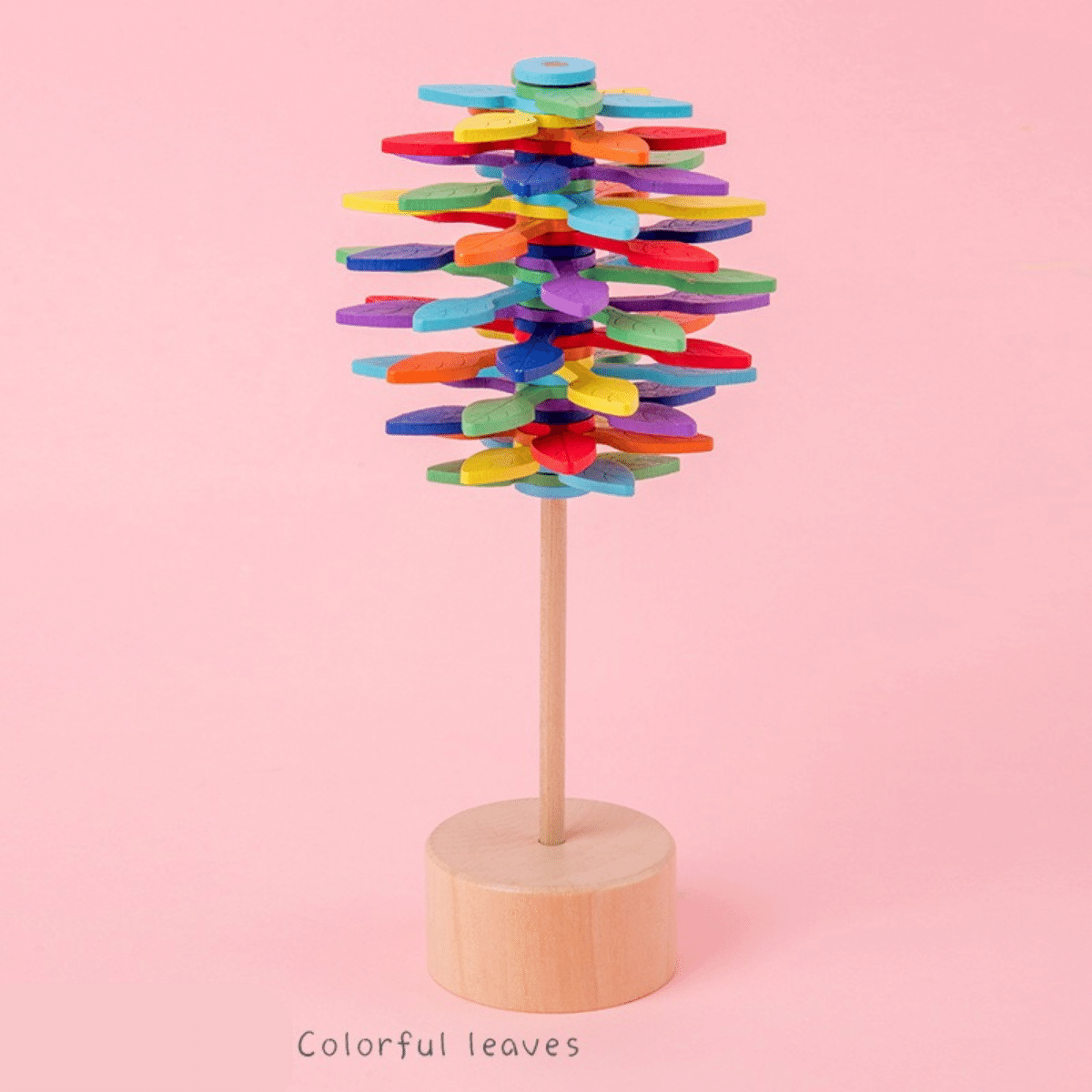 Wooden Spinning Lollipop – Stress-Relief and Focus Toy