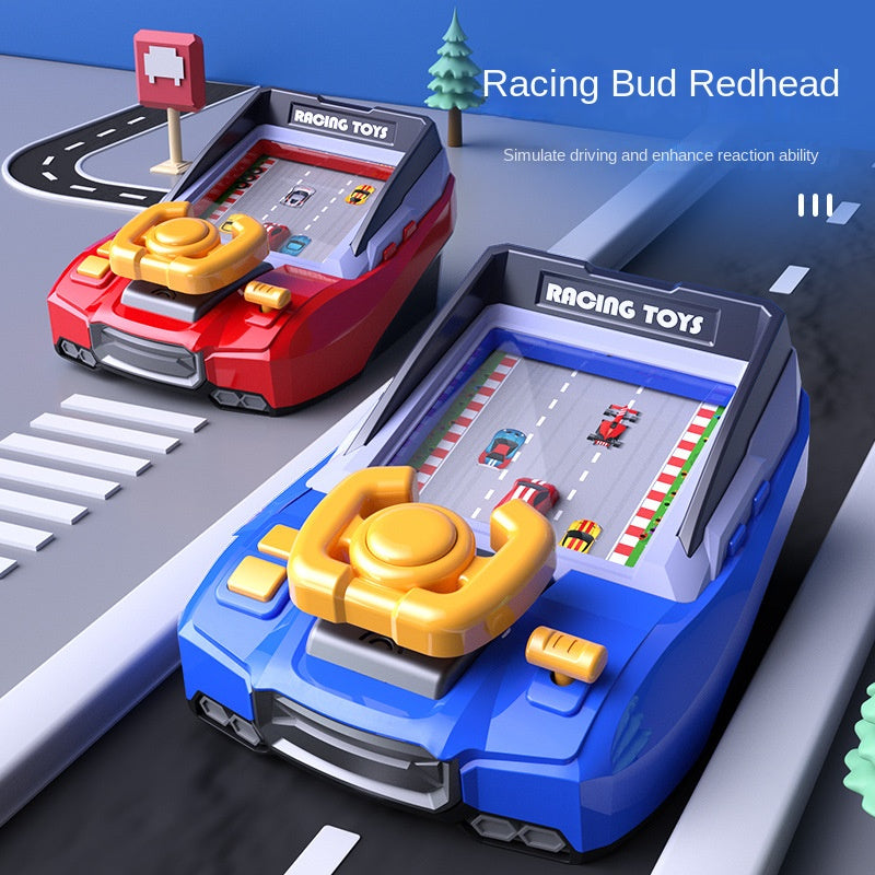 Racing Game – Elektroniskt arkadspel för barn med styrbar bil