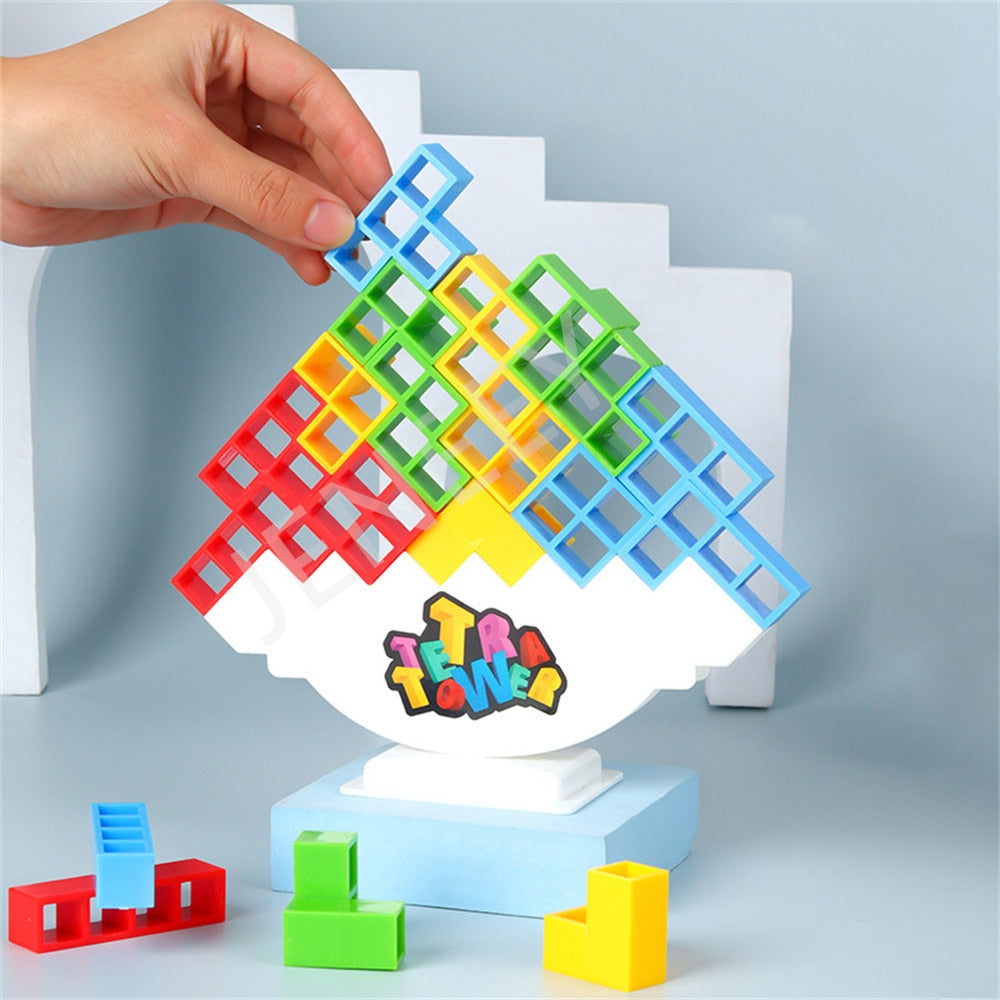 Balance Puzzle Tower – Bygg- och balansspel för barn