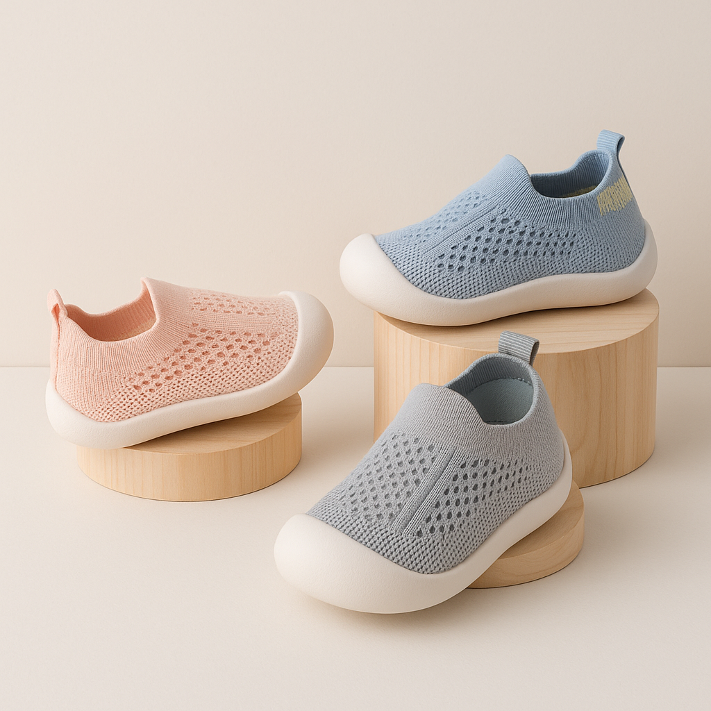 Barnsneakers med halksäker sula – bekväma och andningsbara skor för lek
