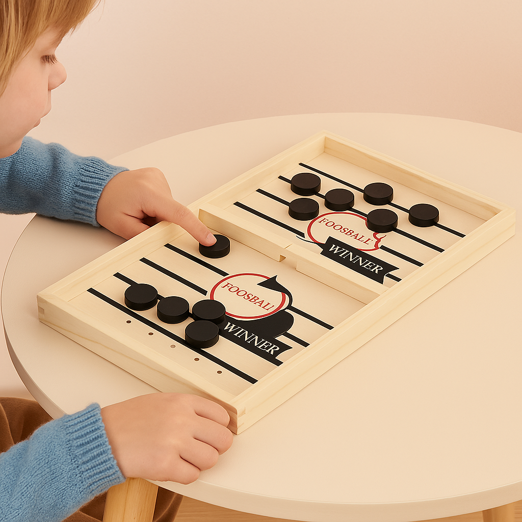 Foosball – Lätt att sätta upp – Brädspel i trä
