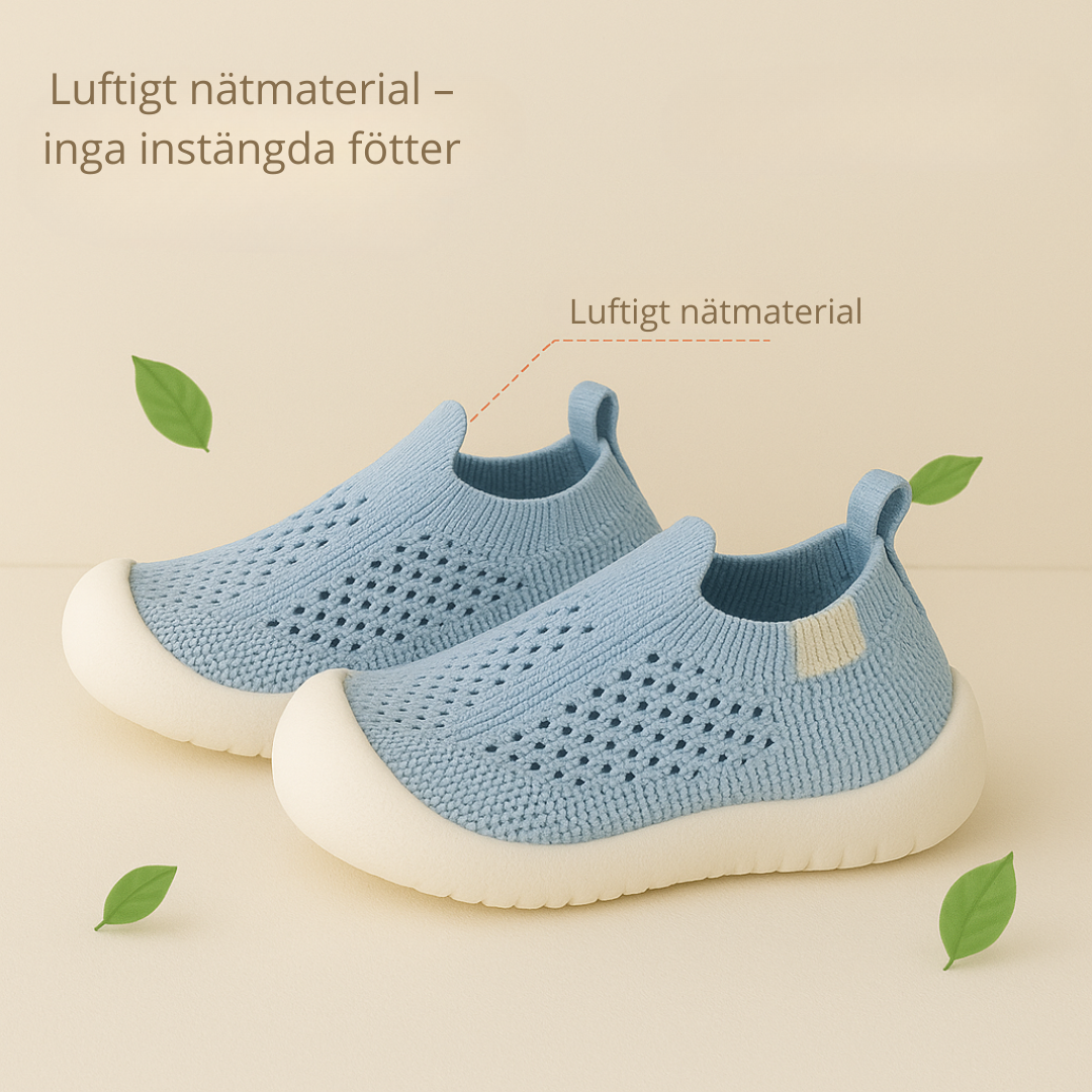 Barnsneakers med halksäker sula – bekväma och andningsbara skor för lek