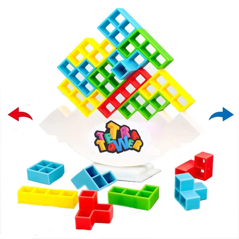 Balance Puzzle Tower – Bygg- och balansspel för barn