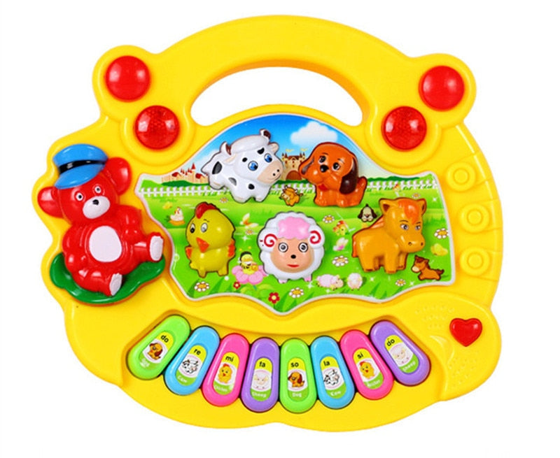 Kids Musical Piano – Leksakspiano med djurljud och melodier