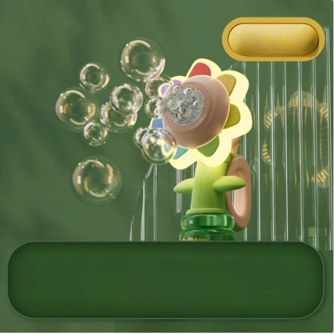 Bubbelmaskin för barn – färgglad ljus- och bubbelshow
