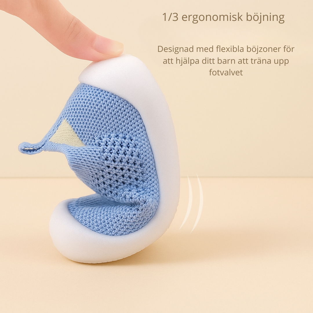 Barnsneakers med halksäker sula – bekväma och andningsbara skor för lek