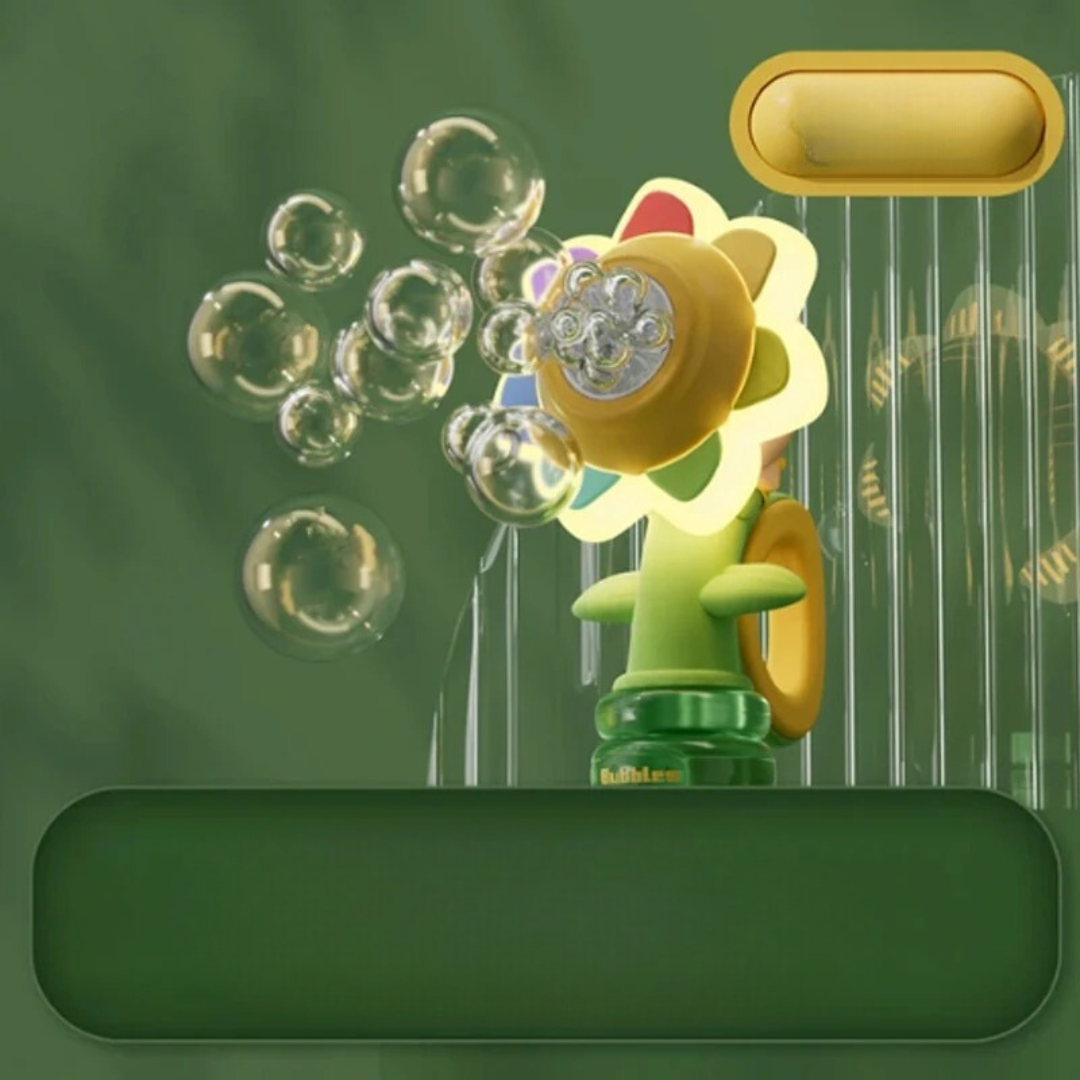 Bubbelmaskin för barn – färgglad ljus- och bubbelshow