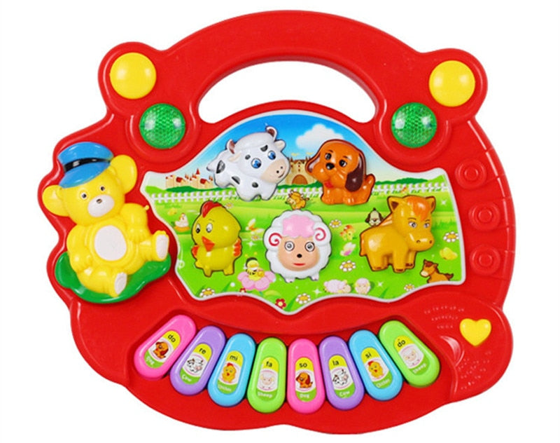 Kids Musical Piano – Leksakspiano med djurljud och melodier