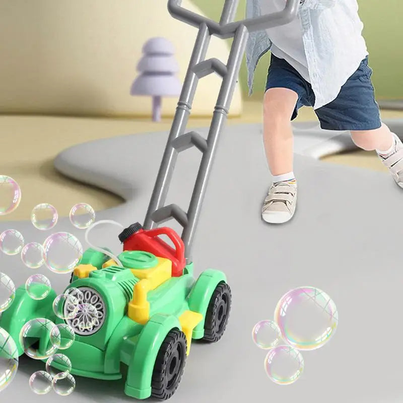 Bubbelgräsklippare – Aktivt Utomhusleksak för Barn, Perfekt för Födelsedagskalas