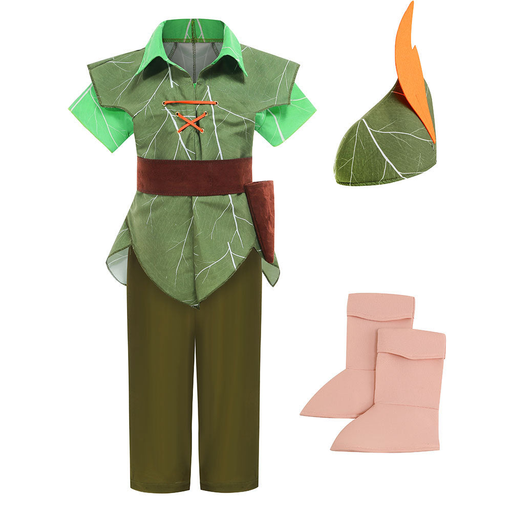 Halloweendräkt – Peter Pan kostym för barn, komplett och bekväm