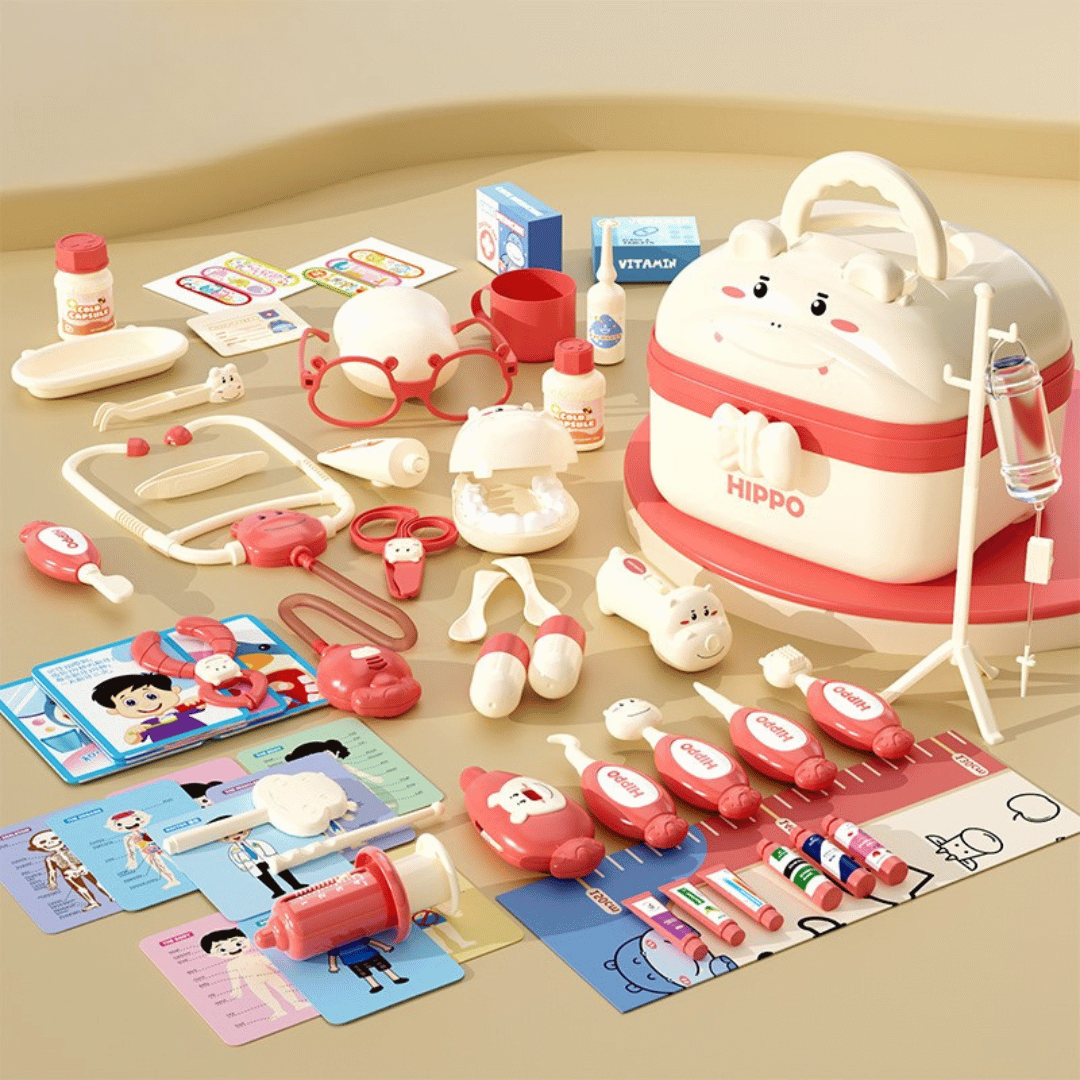 Hippo Doctors Set – Doktorsset för barn