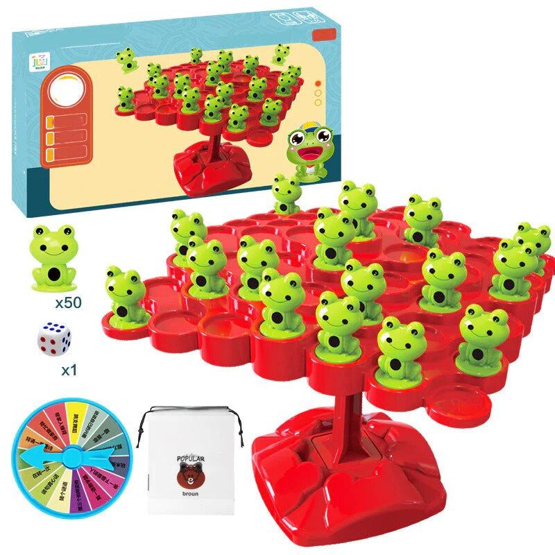 Frog Tree – Pedagogiskt balansspel med grodor för barn