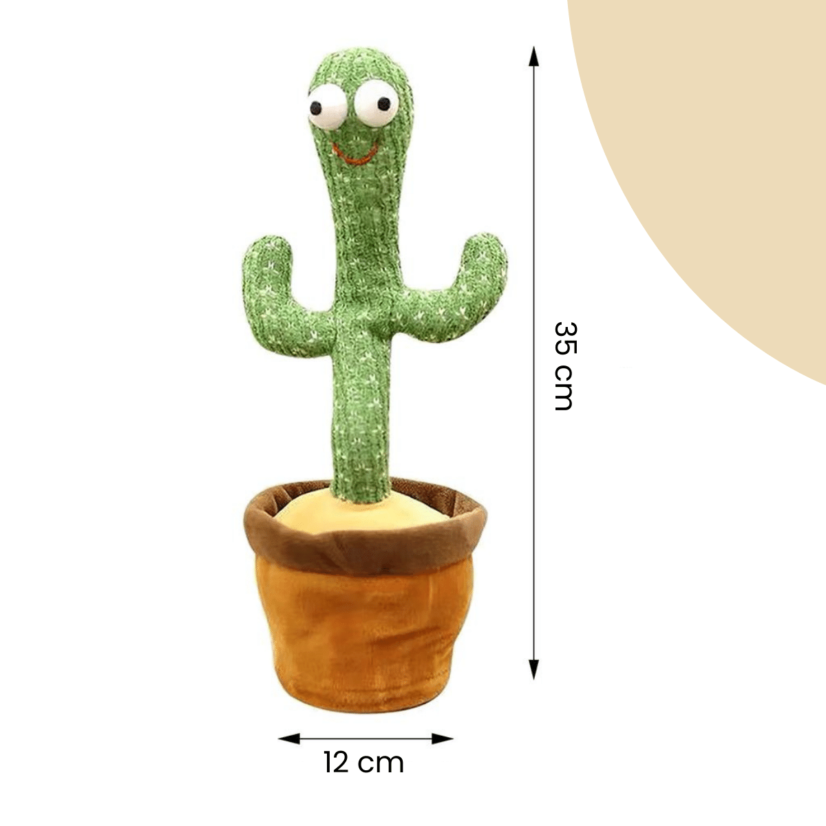 Happy Cactus – Dansande kaktus med ljud och rörelse