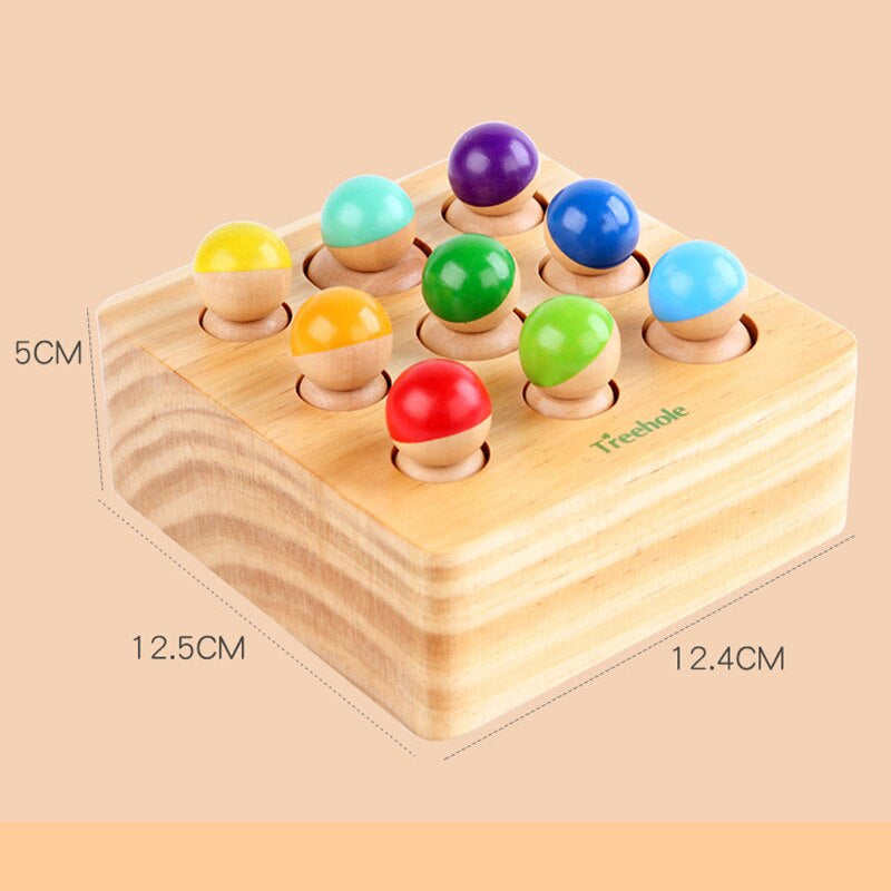Wooden Shape Sorting Game – Educational Toy for Kids