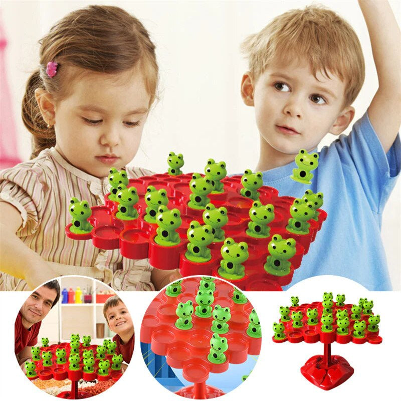 Frog Tree – Pedagogiskt balansspel med grodor för barn