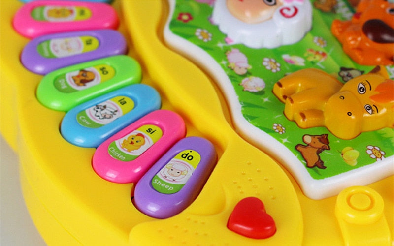 Kids Musical Piano – Leksakspiano med djurljud och melodier
