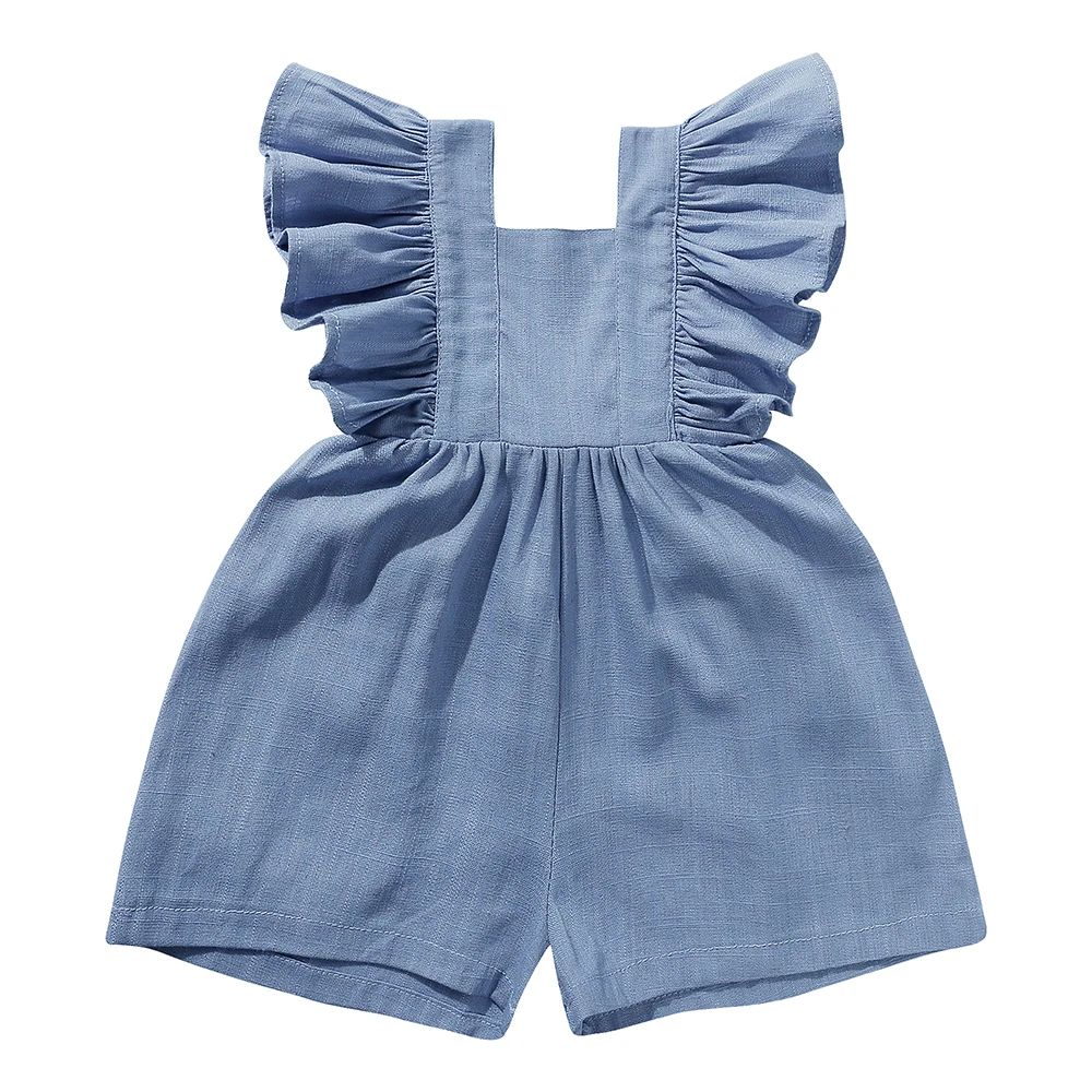 Jumpsuit för barn – Somrig & söt design i rayon och linne