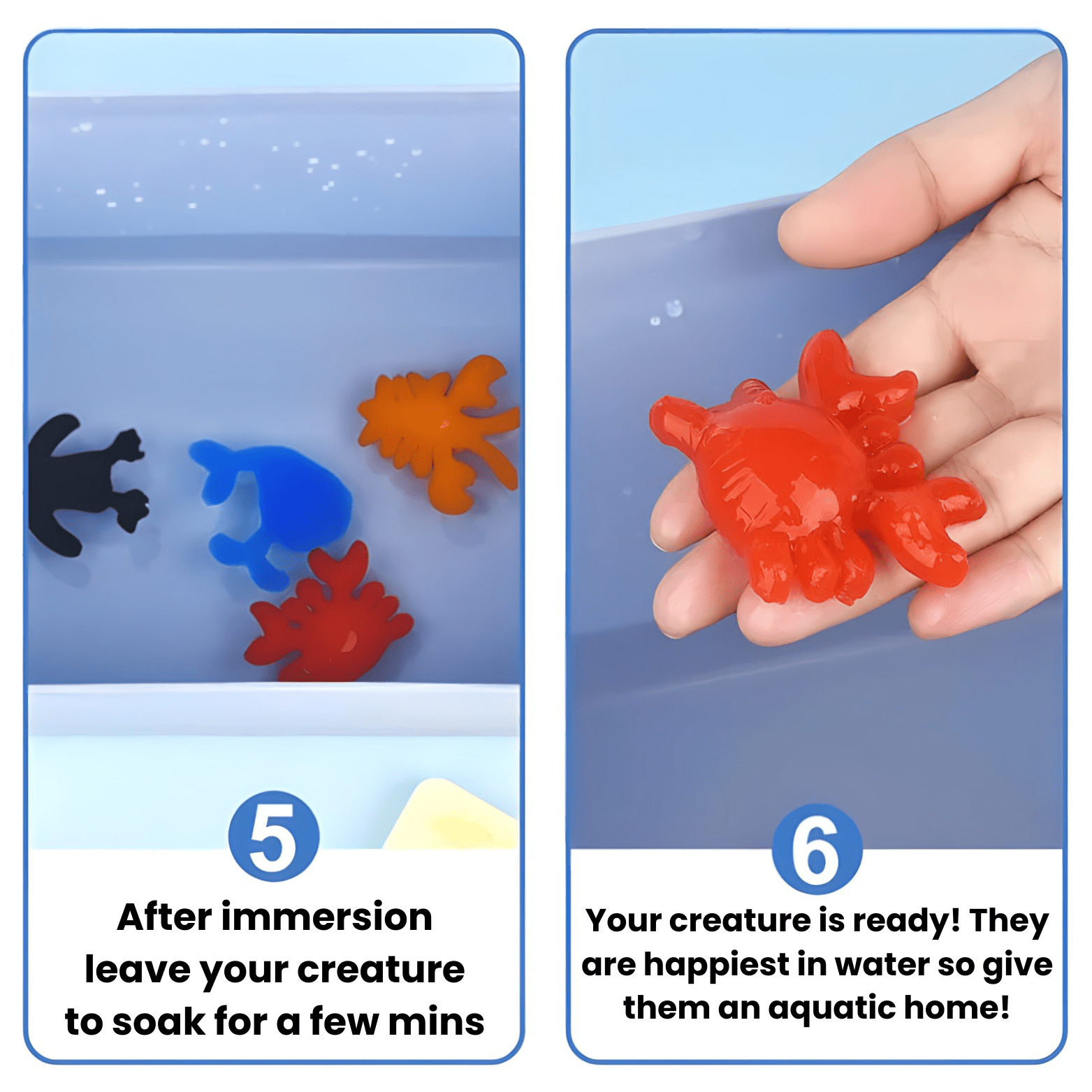 Vattenpysselset för Barn – Kreativt DIY-kit med Färgglada Djurfigurer, från 3 år