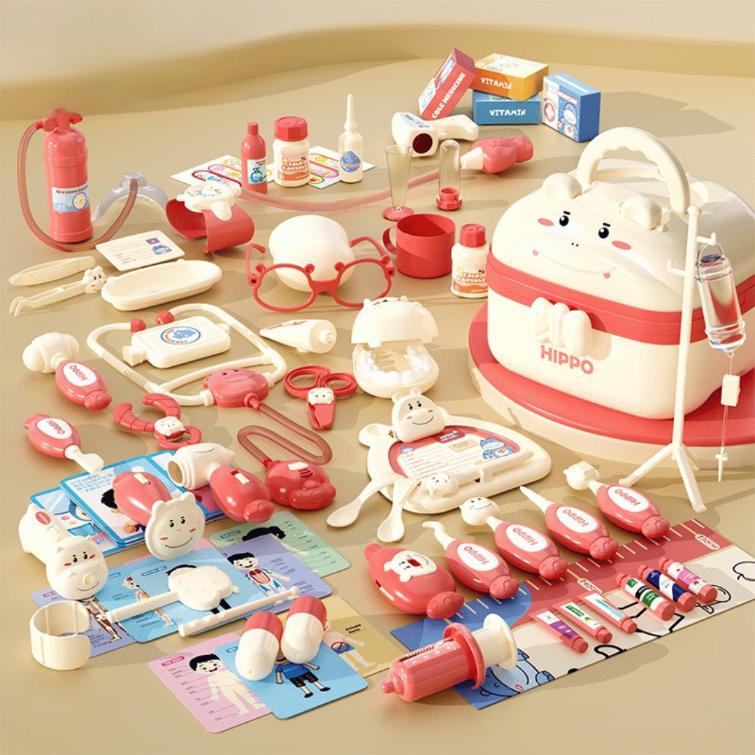 Hippo Doctors Set – Doktorsset för barn