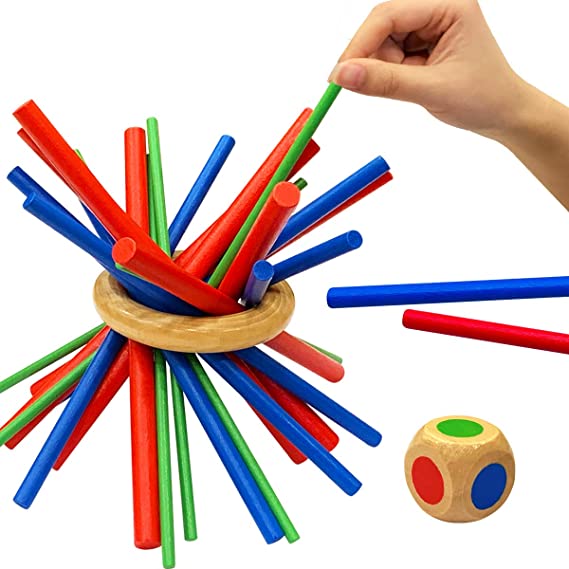 Wooden Mikado Game – Classic Pick-Up Sticks for Kids