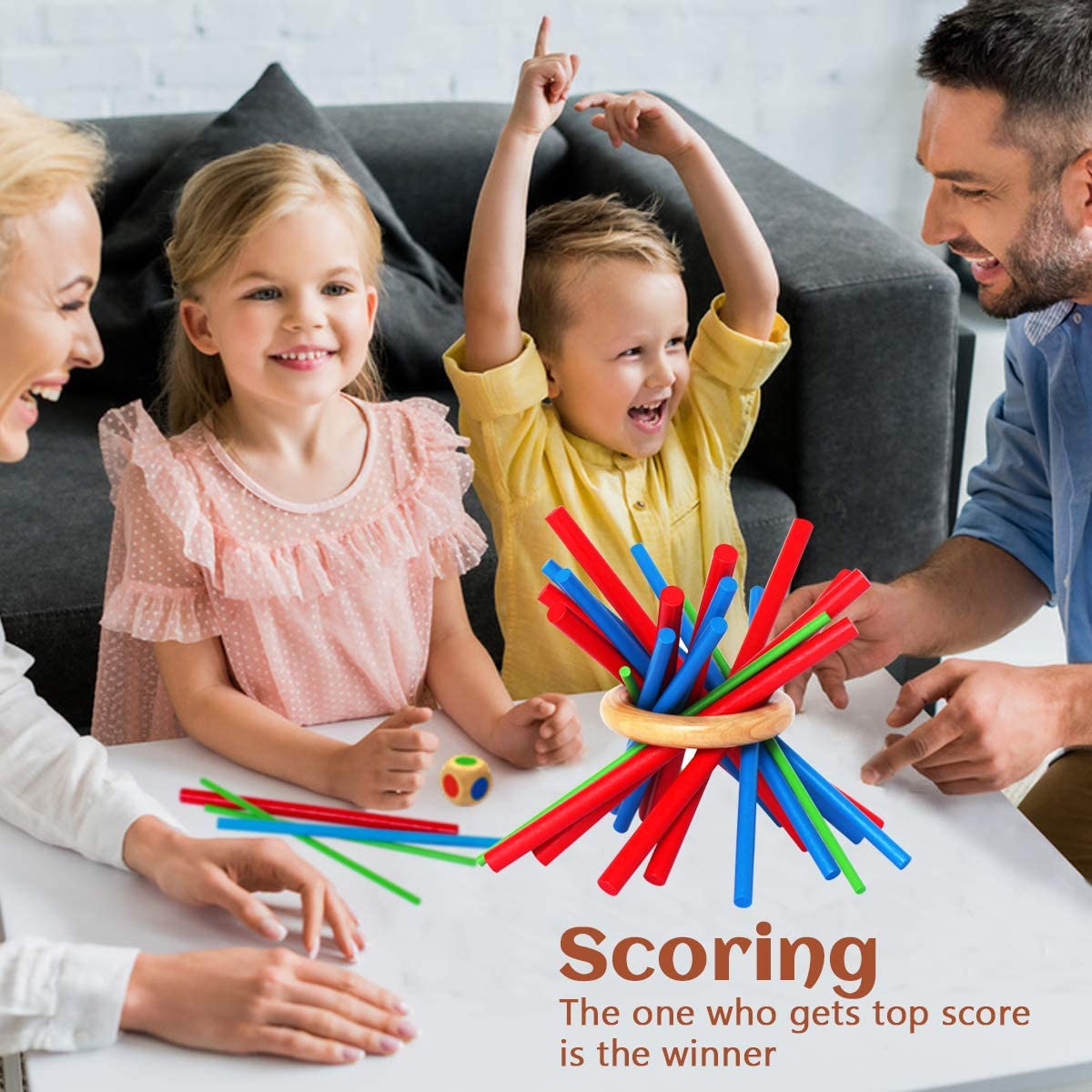 Wooden Mikado Game – Classic Pick-Up Sticks for Kids