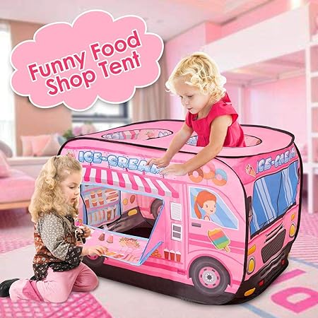 Play Tent – Hopfällbart lektält för barn med roliga motiv