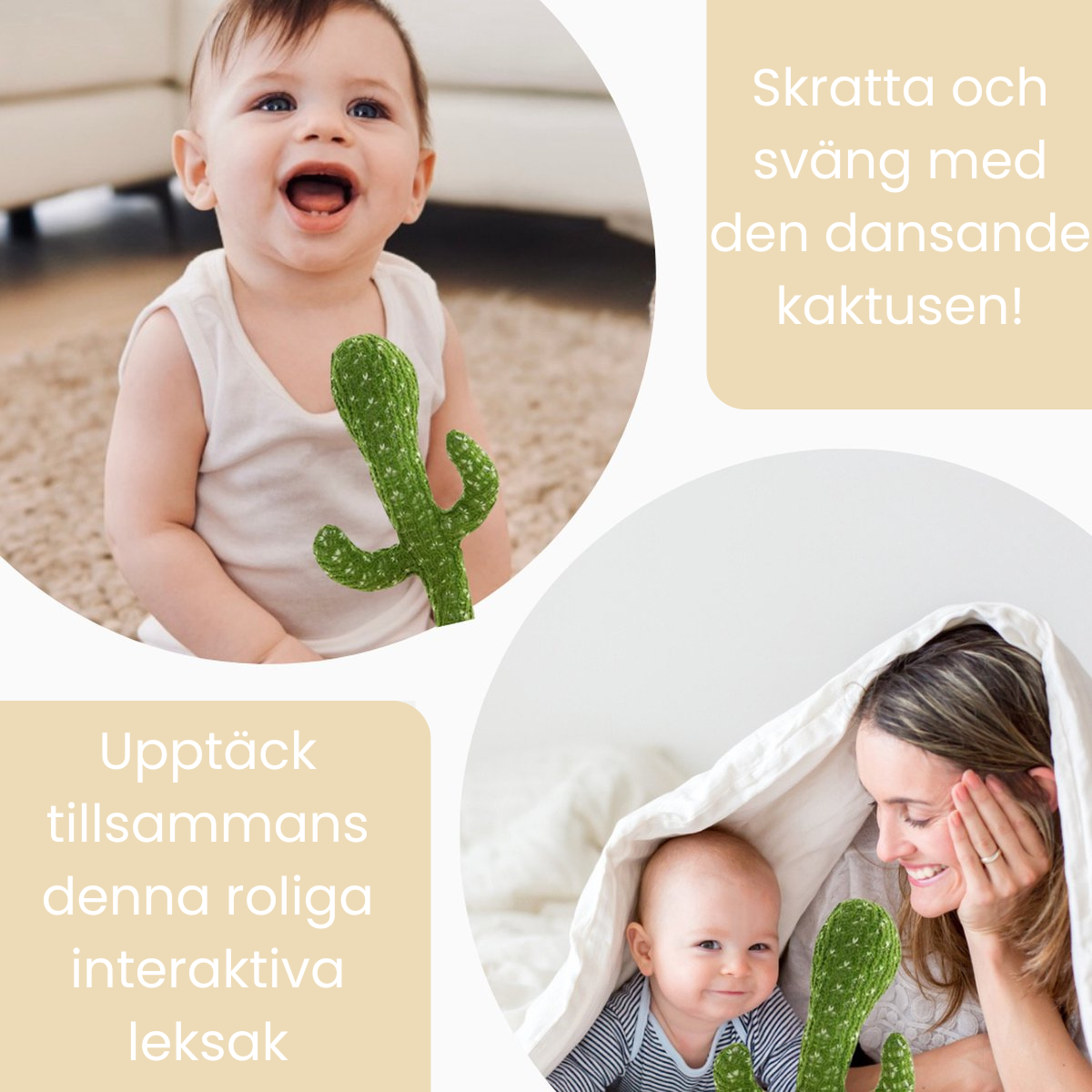 Happy Cactus – Dansande kaktus med ljud och rörelse