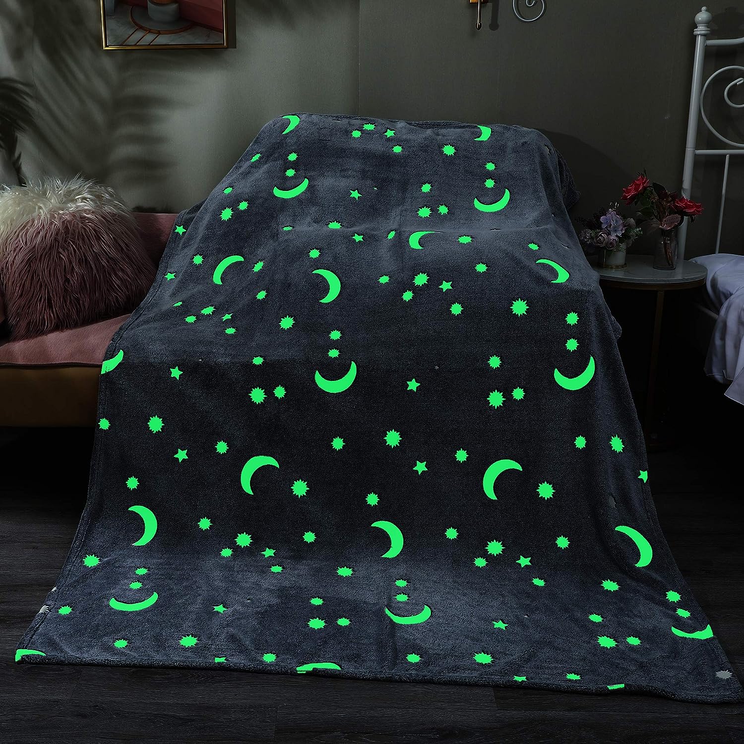 Självlysande filt för barn – Glow in the Dark