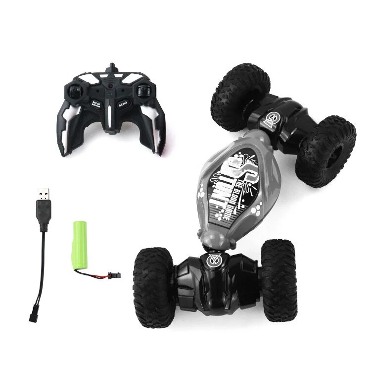 Stuntbil med handkontroll – 360° flips & 4WD för barn