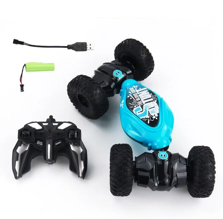 Stuntbil med handkontroll – 360° flips & 4WD för barn
