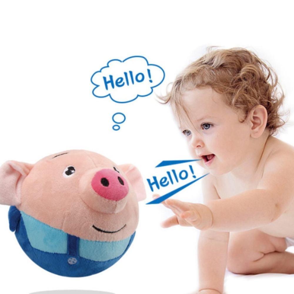 Jumping Piggy Ball – Interaktiv leksaksboll som sjunger, hoppar och pratar