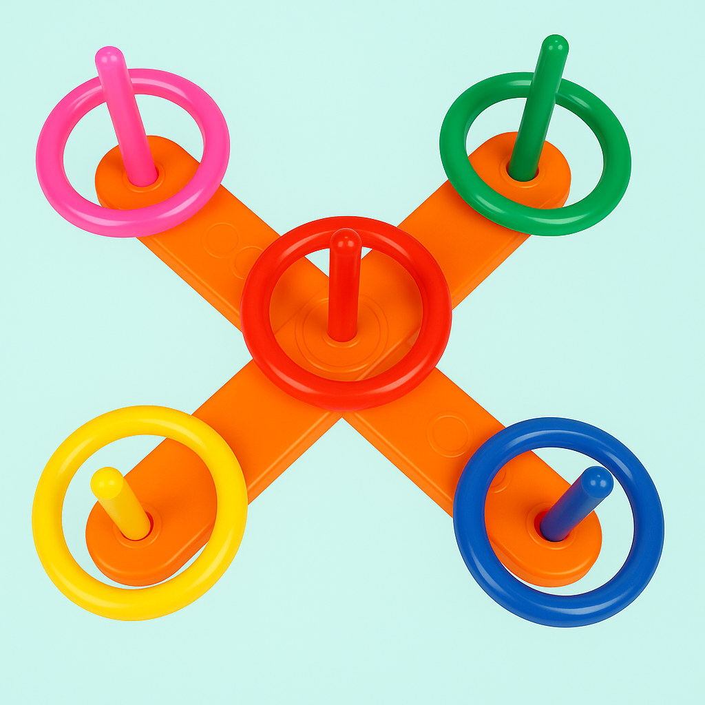 Hoop Ring Toss – Ringkastningsspel för barn utomhuslek