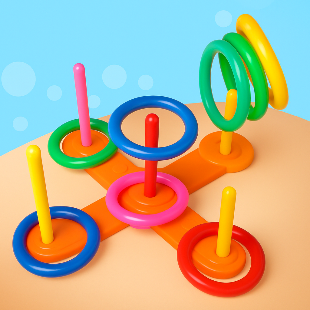 Hoop Ring Toss – Ringkastningsspel för barn utomhuslek
