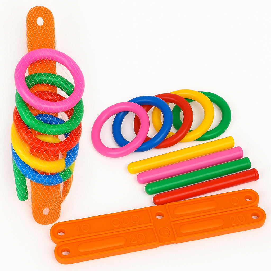 Hoop Ring Toss – Ringkastningsspel för barn utomhuslek