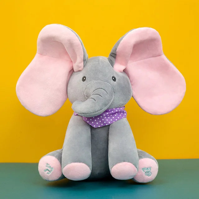 Musikaliskt gosedjur för barn – MusicOllie elefant med sång och lek