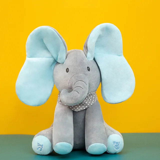 Musikaliskt gosedjur för barn – MusicOllie elefant med sång och lek