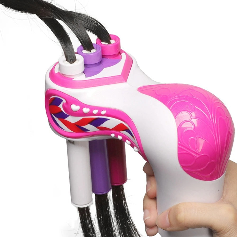 Hårstyling set för barn – Automatisk flätmaskin och håraccessoarer