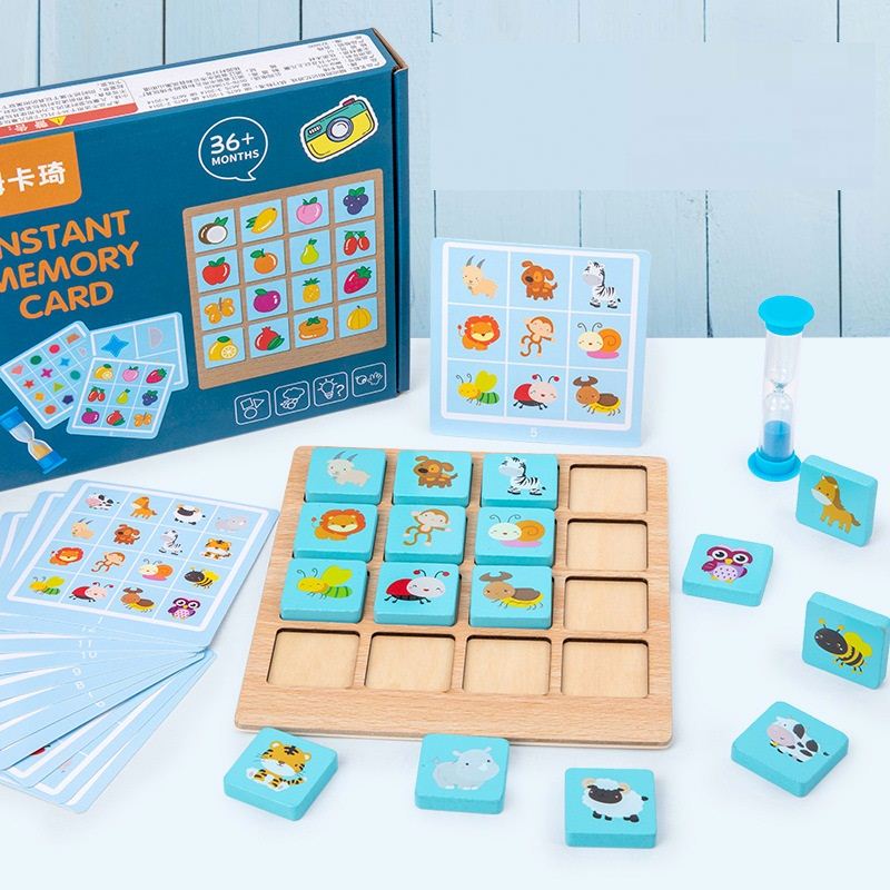 Memory Card Game – Pedagogiskt minnesspel för barn