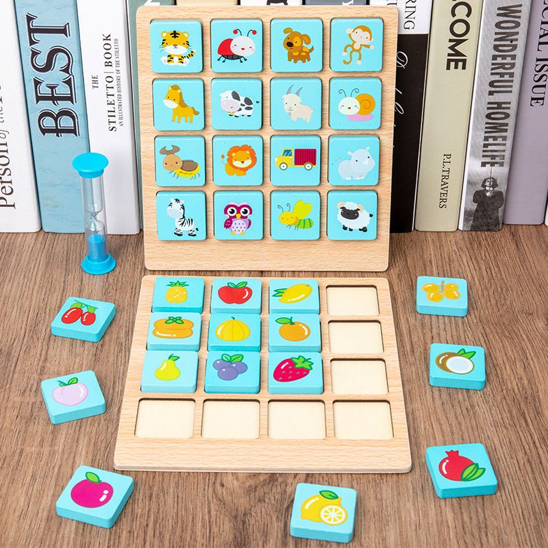 Memory Card Game – Pedagogiskt minnesspel för barn