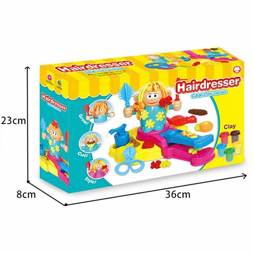 Clay Hairdresser Set™ - Äventyr i frisörsalongen - Frisörset med lera