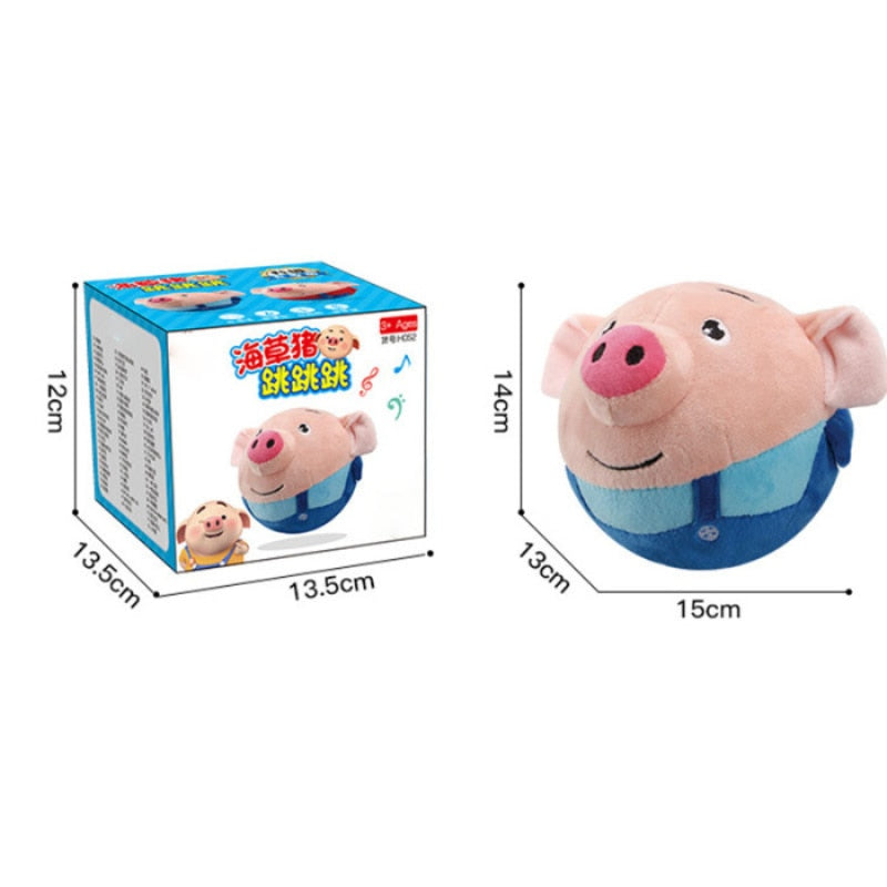 Jumping Piggy Ball – Interaktiv leksaksboll som sjunger, hoppar och pratar