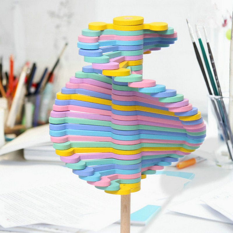 Wooden Spinning Lollipop – Stress-Relief and Focus Toy