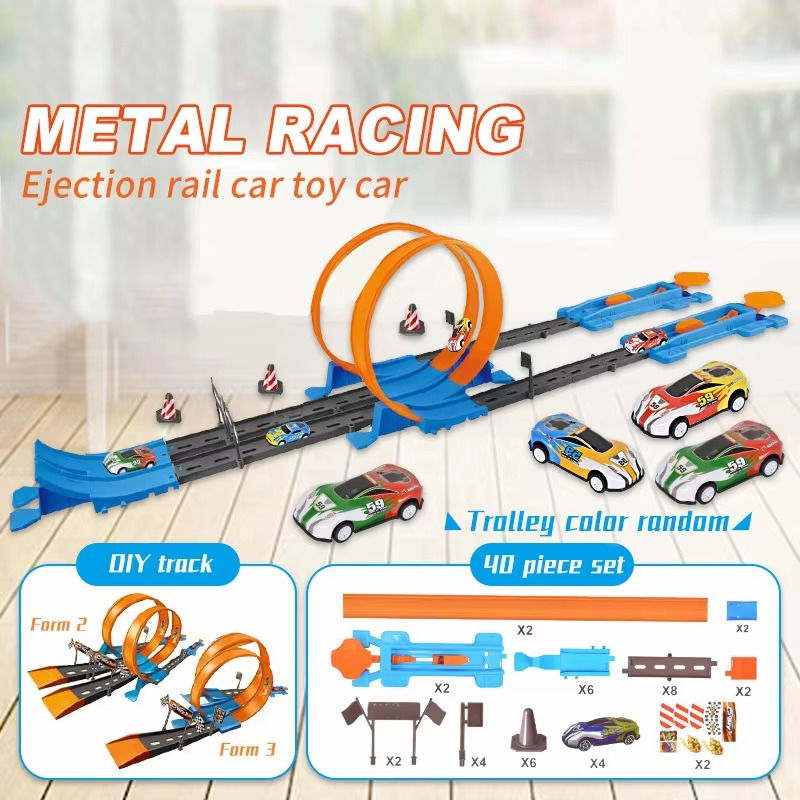 Looping racerbana för barn – Kreativ lek och familjestunder