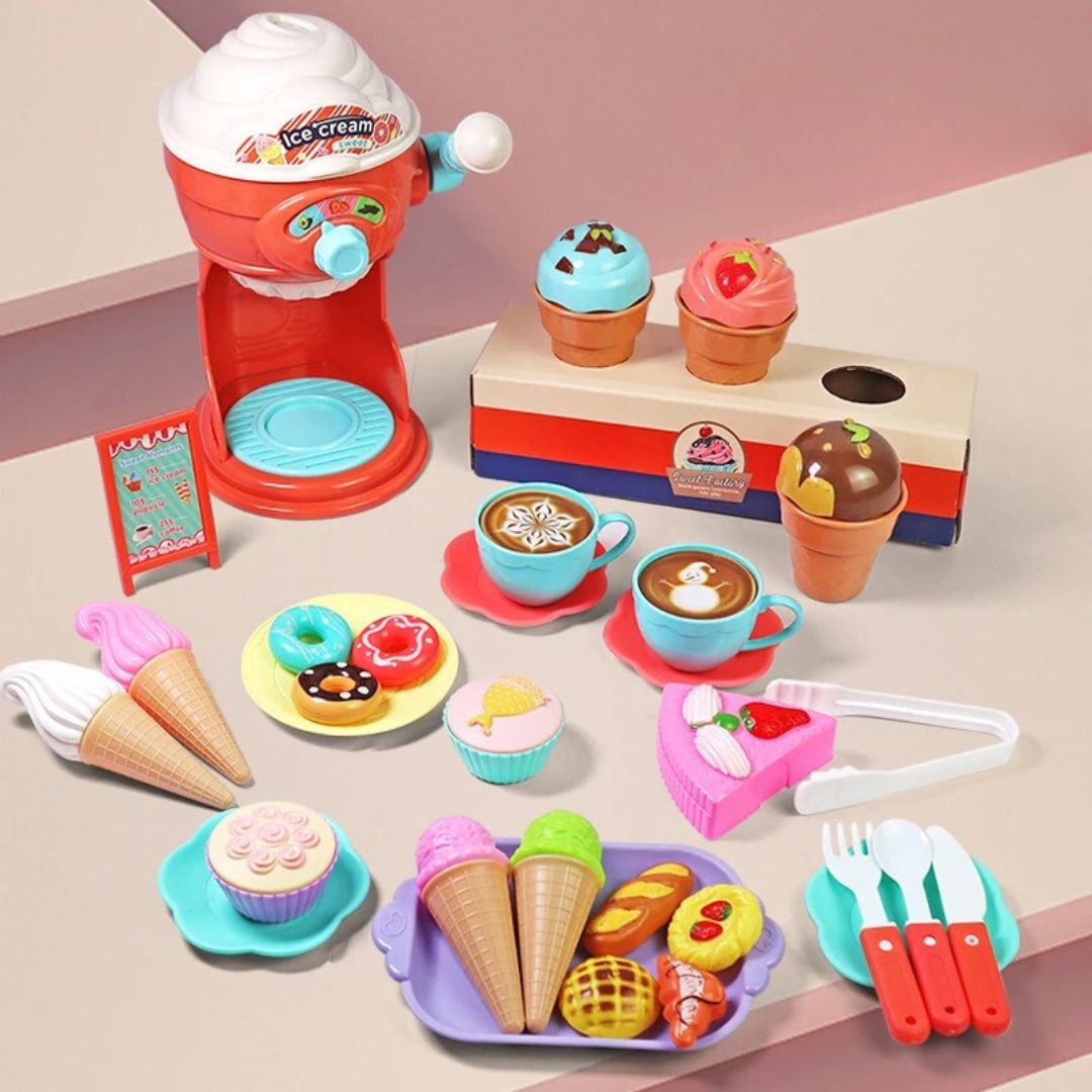Leksaksset med glassmaskin – Ice Cream Maker Set